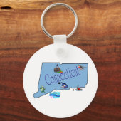 Porte-clés Porte - clé Connecticut (Recto)