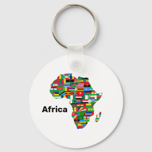 Porte-clés Porte - clé continent africain