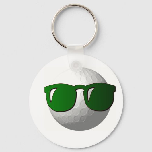 Porte-clés Porte - clé cool Golf Ball Design (Recto)