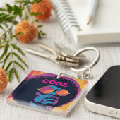 Porte-clés Porte - clé cool/rétro (Devant Droit)