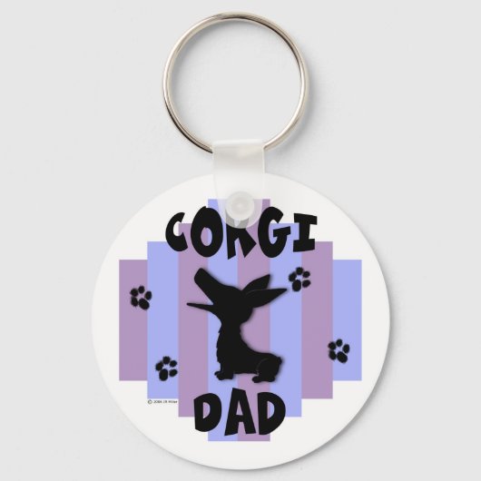 Porte-clés Porte - clé Corgi Papa (Recto)