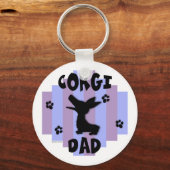 Porte-clés Porte - clé Corgi Papa (Recto)