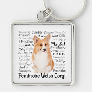 Porte-clés Porte - clé Corgi Traits