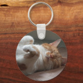 Porte-clés Porte - clé couché chat mignon (Recto)