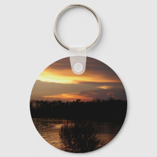 Porte-clés Porte - clé coucher de soleil doré