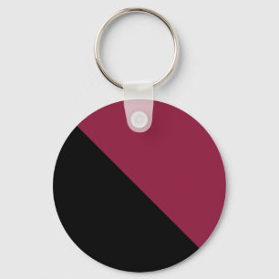 Porte-clés Porte - clé couleur vintage (noir et rouge Berry)