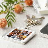 Porte-clés Porte - clé Couple 4 Photos & Noms (Côté)