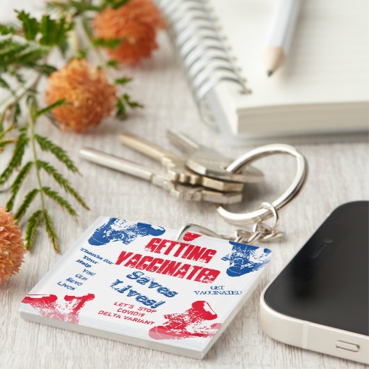 PORTE-CLÉS PORTE - CLÉ COVID19 (Devant Droit)