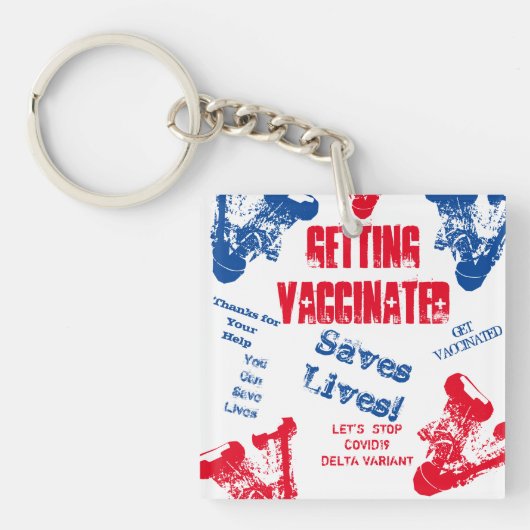 PORTE-CLÉS PORTE - CLÉ COVID19 (Devant)