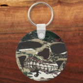 Porte-clés Porte - clé crâne Camouflage (Recto)