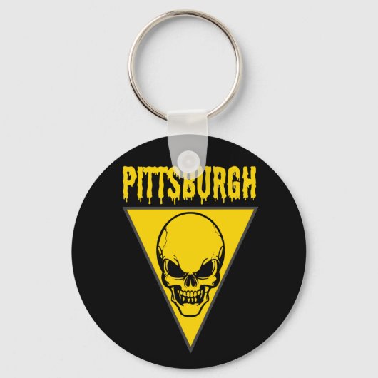 Porte-clés Porte - clé crâne de Pittsburgh (Recto)