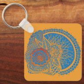 Porte-clés Porte - clé crâne du cerveau (Recto)