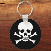 Porte-clés Porte - clé crâne et os croisés (Recto)