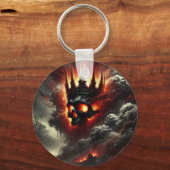 Porte-clés Porte - clé crâne gothique (Verso)