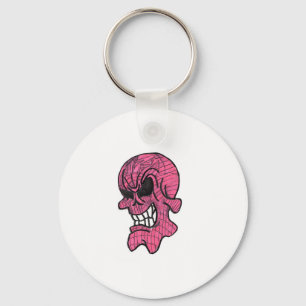 Porte-clés Porte - clé crâne rose