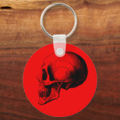 Porte-clés Porte - clé crâne rouge (Recto)
