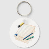 Porte-clés Porte - clé crayon et papier (Recto)