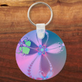 Porte-clés Porte - clé croisé à fleurs (Recto)