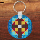 Porte-clés Porte - clé croisé quadrillé (Recto)