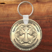 Porte-clés Porte - clé croix personnalisées (Recto)