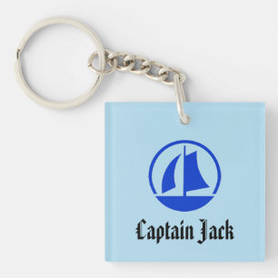 Porte-clés Porte - clé customisé "Capitaine Jack"