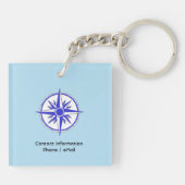 Porte-clés Porte - clé customisé "Capitaine Jack" (Dos)