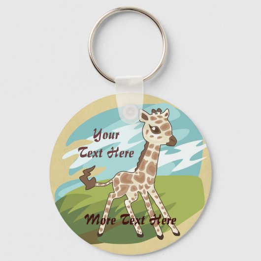 Porte-clés Porte - clé Cutie Giraffe (Recto)