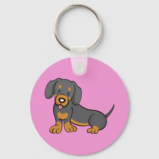 Porte-clés Porte - clé Dachshund (Recto)