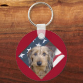 Porte-clés Porte - clé Dachshund (Verso)