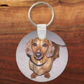 Porte-clés Porte - clé Dachshund (Recto)
