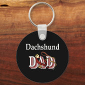 Porte-clés porte - clé dachshund dad (Recto)