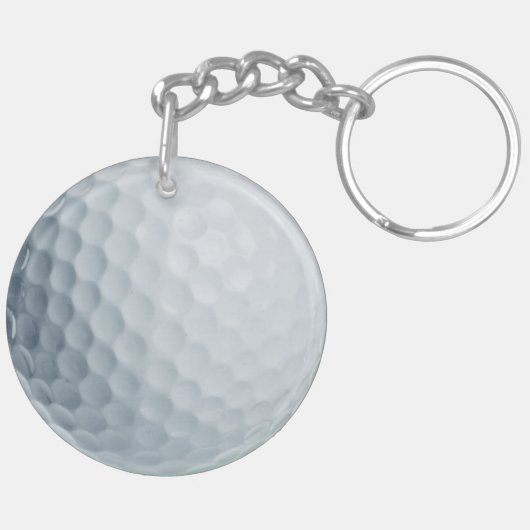 Porte-clés Porte - clé d'acrylique de boule de golf (Dos gauche)