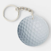 Porte-clés Porte - clé d'acrylique de boule de golf (Devant)