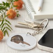 Porte-clés Porte - clé d'acrylique de Pangolin de Sunda (Devant Droit)