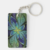 Porte-clés Porte - clé d'acrylique de rectangle de Chanteuse (Dos)