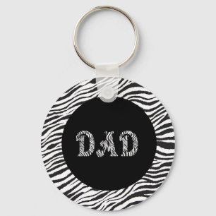 PORTE-CLÉS PORTE - CLÉ DAD -ZEBRA FRAME