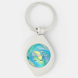 Porte-clés Porte - clé d'aération bleu acrylique Aqua