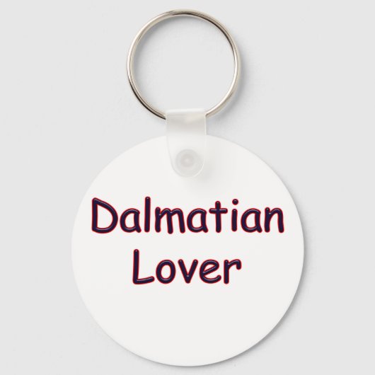 Porte-clés Porte - clé Dalmatien Lover (Recto)