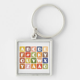 Porte-clés Porte - clé d'alphabets coquins
