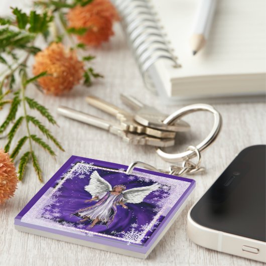 Porte-clés Porte - clé d'âme pourpre (Devant Droit)
