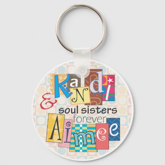 Porte-clés Porte - clé d'amitié (Recto)