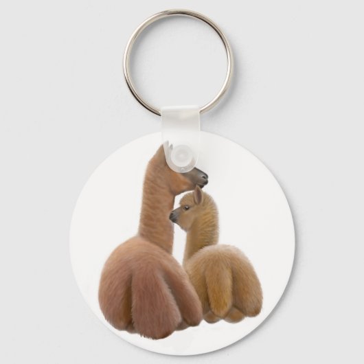 Porte-clés Porte - clé d'amour Alpaca (Recto)
