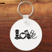 Porte-clés Porte - clé d'amour de la caméra (Recto)