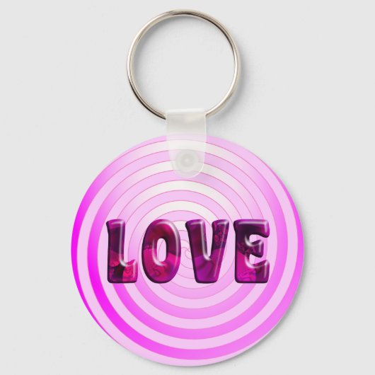 Porte-clés Porte - clé d'amour hypnotique (Recto)