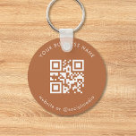 Porte-clés Porte - clé d'analyse de code Qr d'entreprise pers<br><div class="desc">Faites la promotion de votre entreprise avec ce porte - clé simple,  avec code et texte QR personnalisés. Ajoutez facilement votre code QR et d'autres détails en cliquant sur l'option "personnaliser".</div>