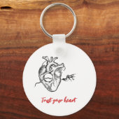 Porte-clés Porte - clé d'anatomie cardiaque humaine (Recto)