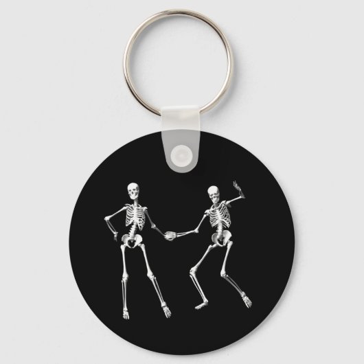 Porte-clés Porte - clé Dancing Retro Skeletons (Recto)