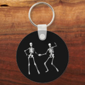 Porte-clés Porte - clé Dancing Retro Skeletons (Recto)