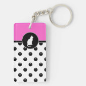 Porte-clés Porte - clé d'animal familier d'amoureux de les (Dos)