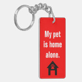 Porte-clés Porte - clé d'animal familier de contact de (Devant gauche)